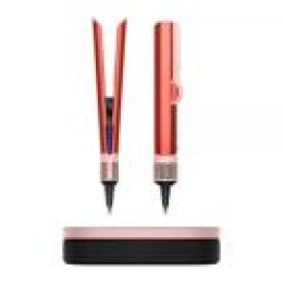 Выпрямитель для волос Dyson Airstrait HT01 Gift Edition (Strawberry Bronze/Blush Pink) (2023)                  Подходит для волос средней длины и длинных волос любого типа (прямых, волнистых и кудрявых)