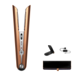 Выпрямитель для волос Dyson Corrale HS03 с чехлом для хранения («Медь»/«Никель» | Copper/Nickel) (2021)                  Подходит для волос любой длины любого типа (прямых, волнистых и кудрявых)